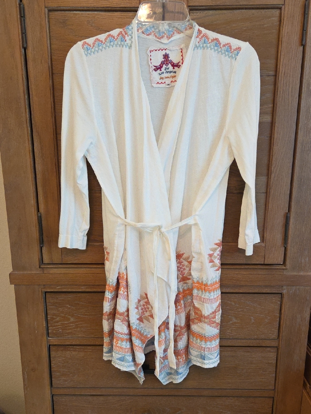 Johnny Was Betty Embroidered Drape Kimono